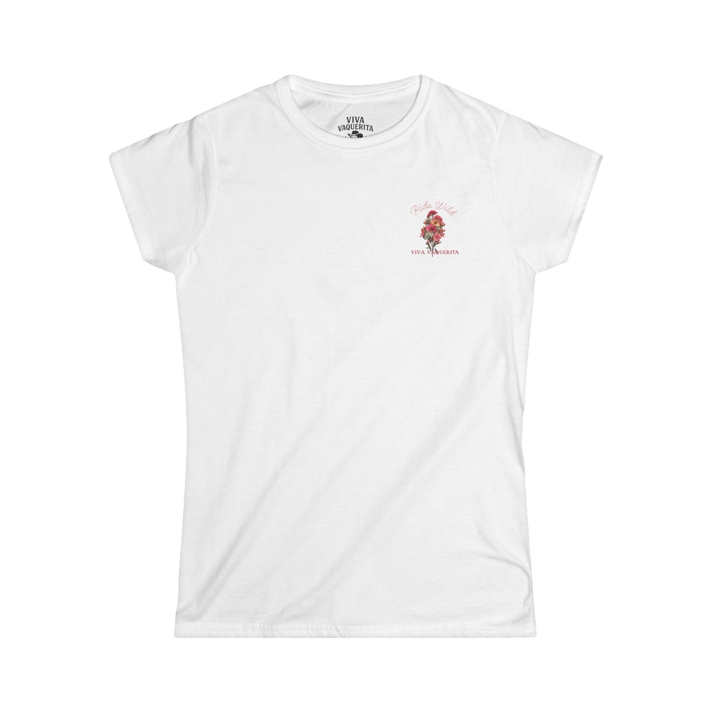 Wildflowers & Wild Horses Women's Tee — Floral Cowgirl Graphic Shirt